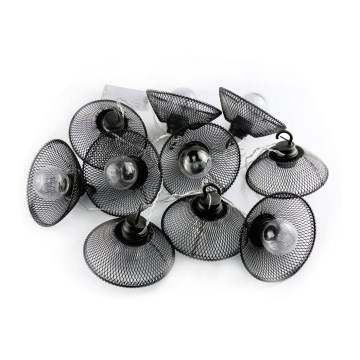 Guirlande décorative ASTRA 10xLED/2xAA 2,1 m noir