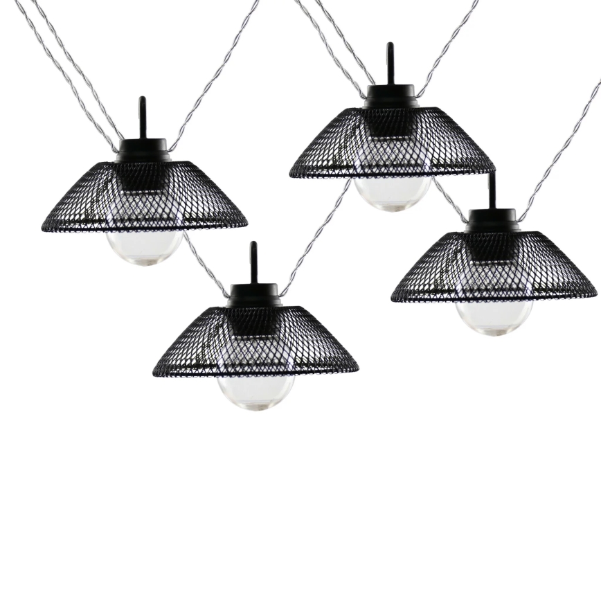 Guirlande décorative ASTRA 10xLED/2xAA 2,1 m noir