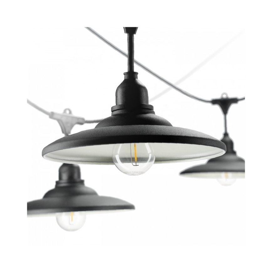 Guirlande décorative d'extérieur CRETE 15xE27/230V 20 m IP44