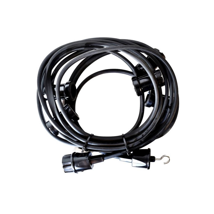 Guirlande décorative d'extérieur GARLAND 6,5 m 5xE27/15W/230V IP44