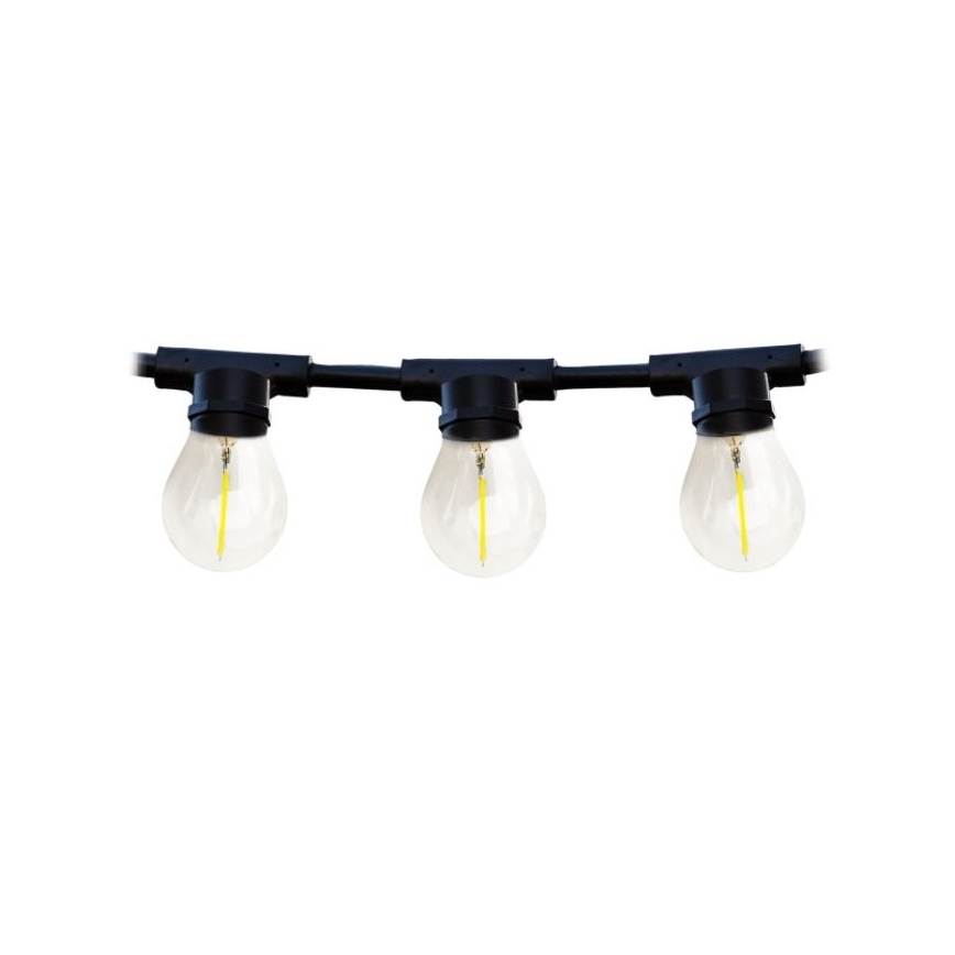 Guirlande décorative d'extérieur MIMOSA 20xE27/1,3W/230V IP44 10m