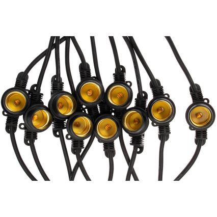 Guirlande décorative d'extérieur MIMOSA 20xE27/1,3W/230V IP44 10m