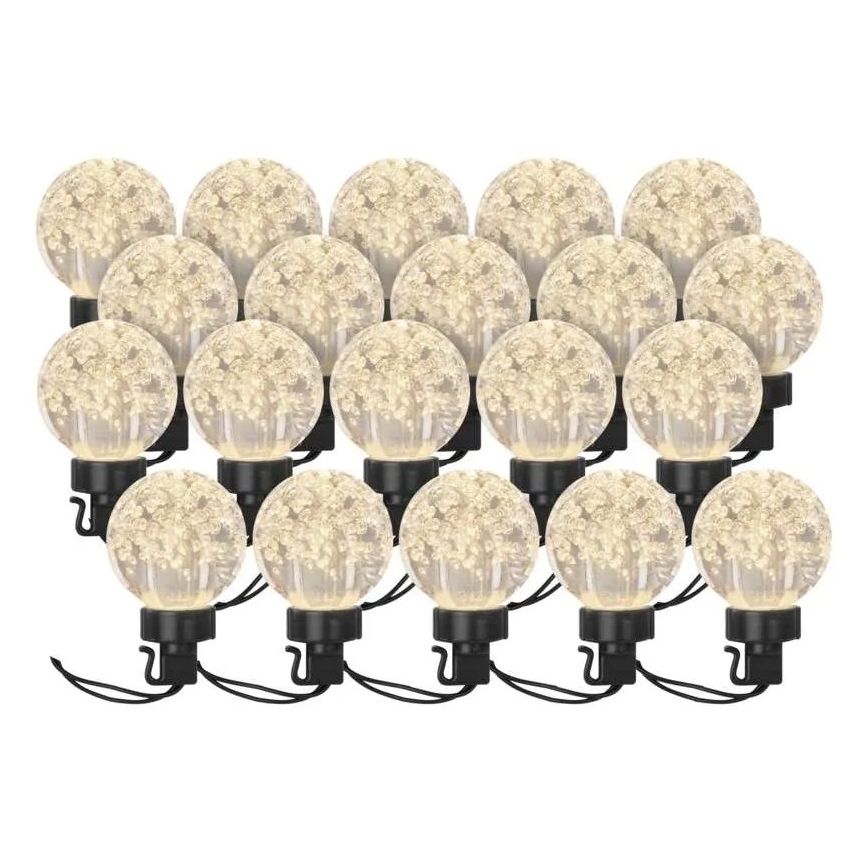 Guirlande décorative extérieure 20xLED/12,6m IP44 blanc chaud