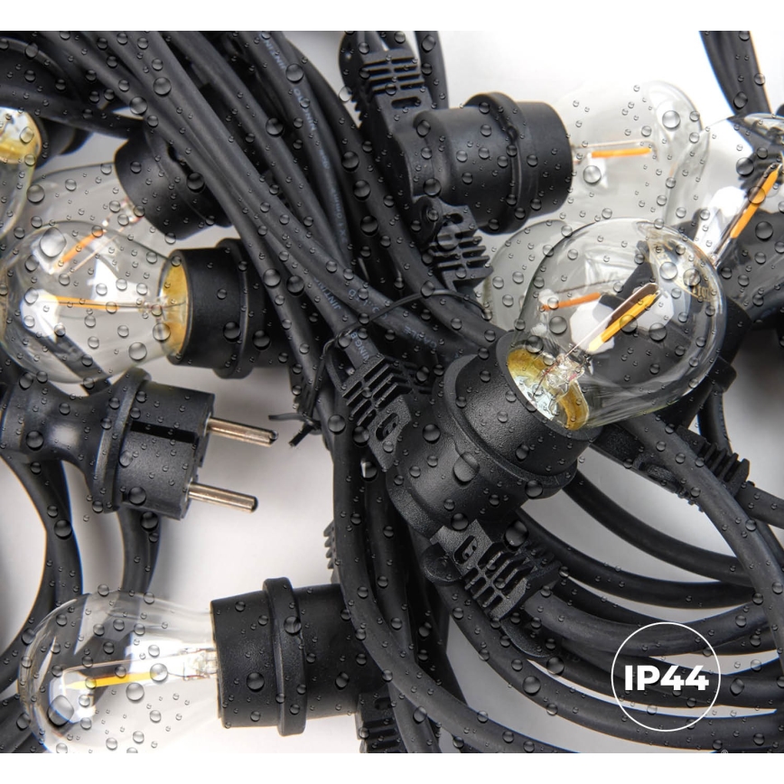 Guirlande décorative extérieure MIMOSA 10xE27/1,3W/230V IP44 10 m