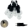 Guirlande décorative LED d'extérieur 10xLED/0,15W/230V 3,8 m IP44 noire
