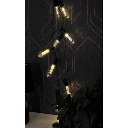 Guirlande décorative LED EDISON 2,65 m 10 LED / 2 piles AA