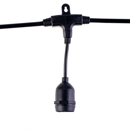 Guirlande décorative LED extérieure GIRLANDA 10 m 10xE27/1,5W/230V IP44