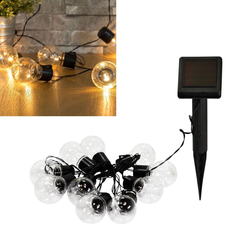 Guirlande décorative solaire LED/1,2V 300 mAh 3,8 m IP44