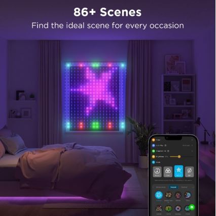 Guirlande - Guirlande décorative RGB à intensité variable LED/15W/230V IP65 Wi-Fi