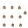 Guirlande LED 10xLED/2xAA 2,3m blanc chaud