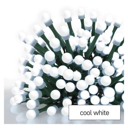 Guirlande LED de Noël 300 LED / 8 fonctions, 35 m, blanc froid