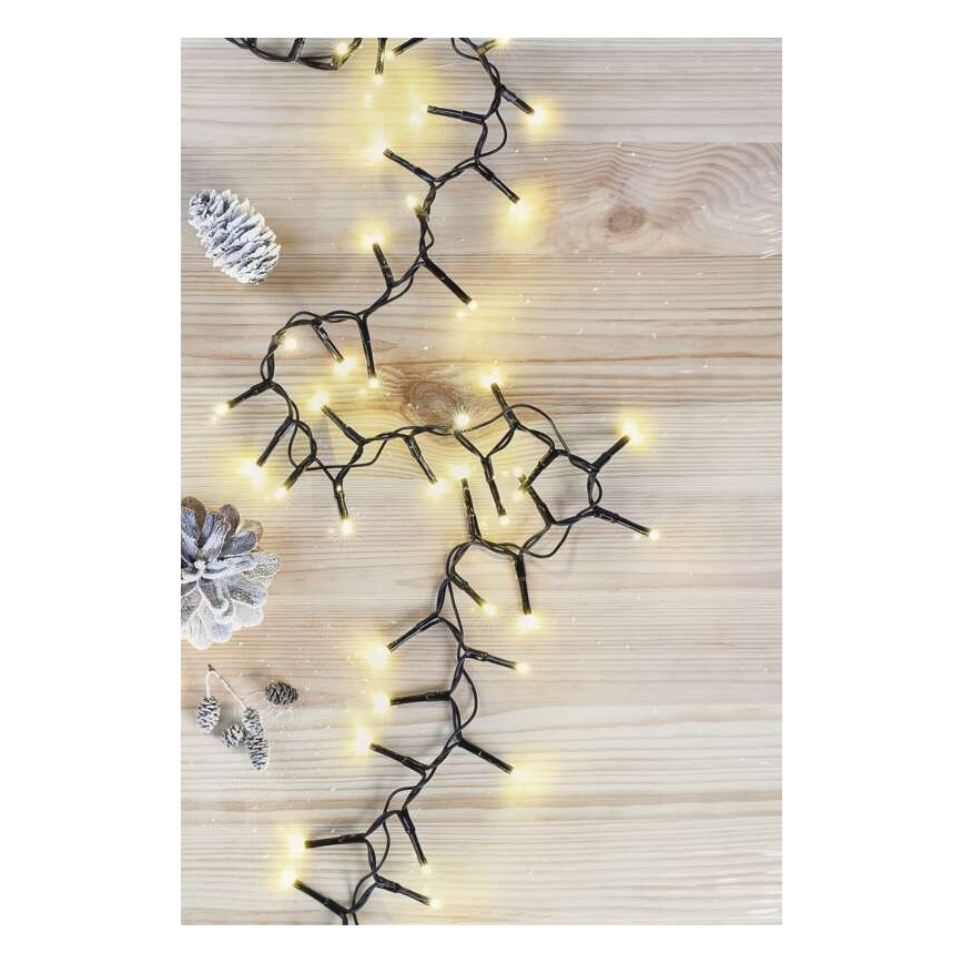 Guirlande LED de Noël d'extérieur 400xLED/13m IP44 blanc chaud