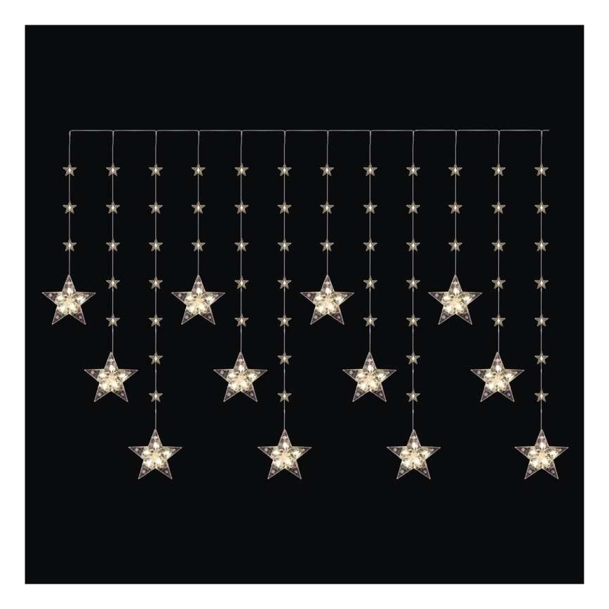Guirlande LED d'extérieur 120 LED 3xAA 1,7 m IP44 blanc chaud