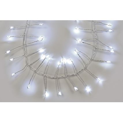 Guirlande LED d'extérieur 1440 LED/8 fonctions 14,4 m IP44 blanc froid