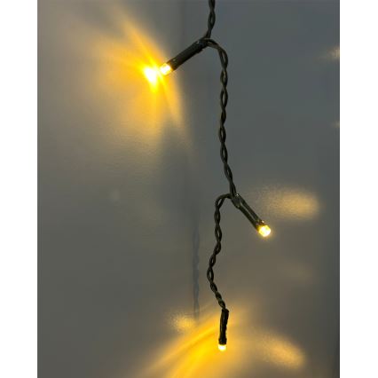 Guirlande LED d'extérieur 200xLED/230V 7,6 m IP44 noire