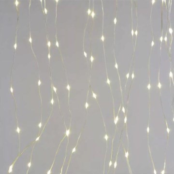 Guirlande LED d'extérieur 300 LED/8 fonctions 5,9 m IP44 blanc chaud