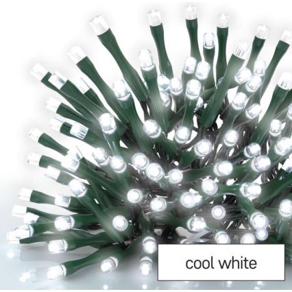 Guirlande LED d'extérieur 40 LED / 9 m IP44, blanc froid