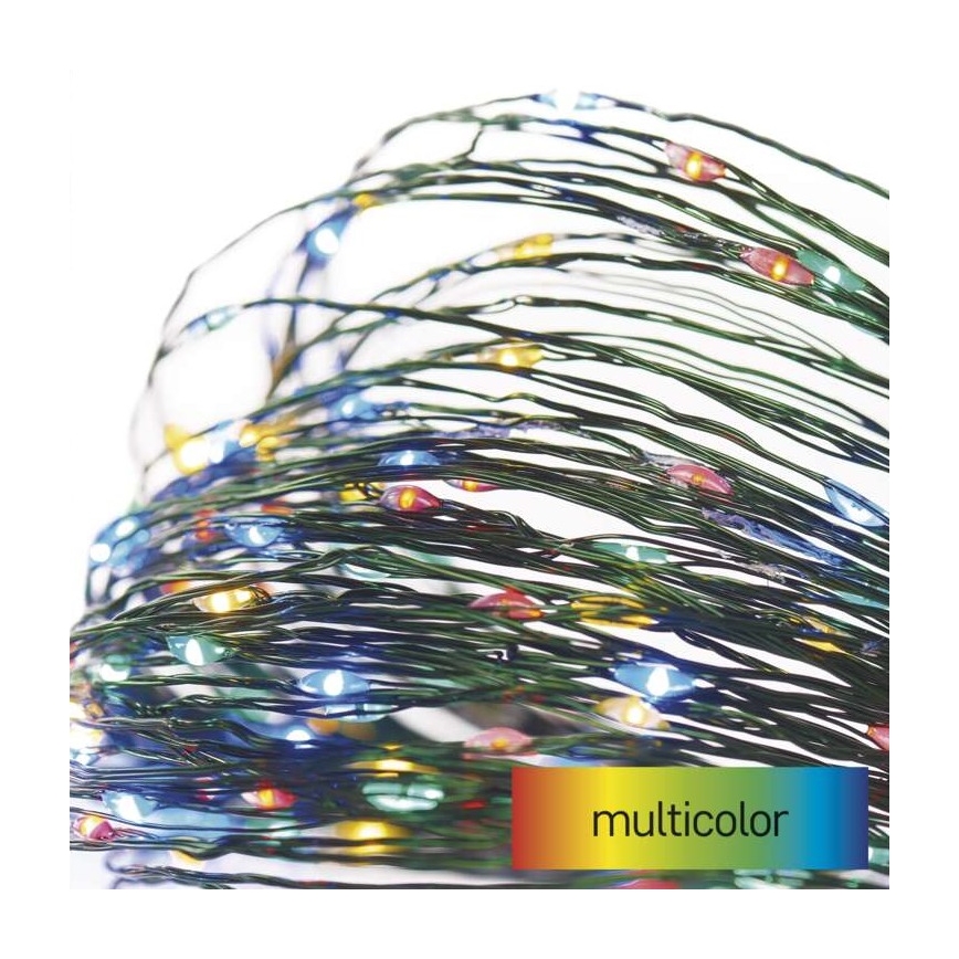 Guirlande LED d'extérieur 75xLED/12,5m IP44 multicolore