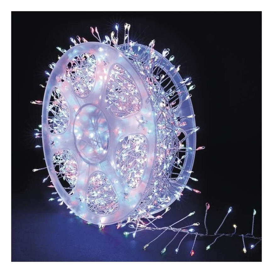 Guirlande LED d'extérieur 960 LED/8 fonctions 9,6 m IP44 multicolore
