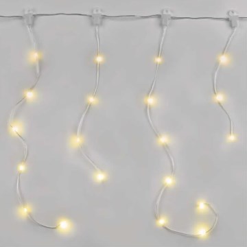 Guirlande LED d'extérieur pour Noël 100xLED/8 fonctions 7,9x0,7m IP44 blanc chaud