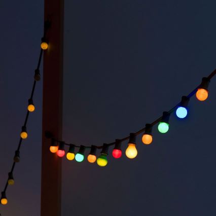 Guirlande LED d'extérieur STRING 10m 20xLED/0,5W/230V IP44