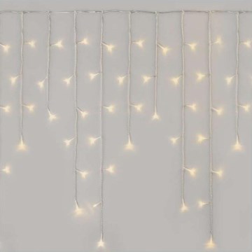 Guirlande LED extérieure 300 LED / 8 modes 10 m IP44 blanc chaud + télécommande