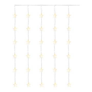 Guirlande LED extérieure 30xLED/3,9m IP44 étoiles