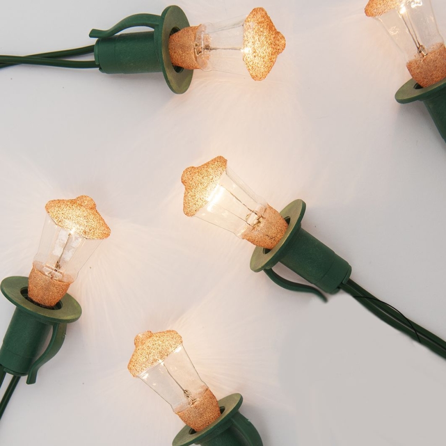 Guirlande LUCERNA, 12 ampoules E10, 10,7 m, blanc chaud, fabriquée en République tchèque