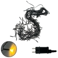 Guirlande lumineuse de Noël extérieure 200 LED/230 V 7,6 m IP44 noire