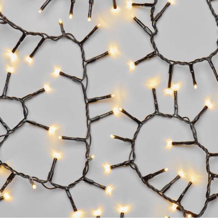 Guirlande lumineuse de Noël extérieure 600 LED, 17 m, IP44, blanc chaud