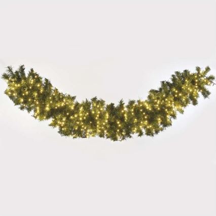 Guirlande lumineuse de Noël extérieure 600 LED, 17 m, IP44, blanc chaud