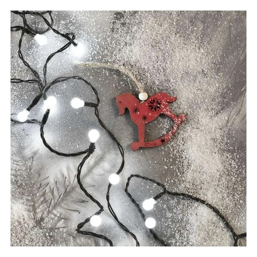 Guirlande Lumineuse Noël 20m 200 LED Blanc Chaud - 8 Modes, Mémoire, étanche IP44, Intérieur/extérieur
