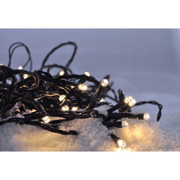 Guirlande lumineuse de Noël LED pour extérieur 500 LED/8 fonctions IP44 55 m blanc chaud