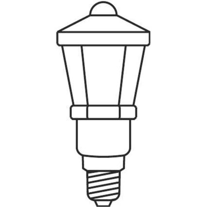 Guirlande lumineuse de Noël LUCERNA 12xE10/10,7m blanc chaud, Fabriqué en République tchèque