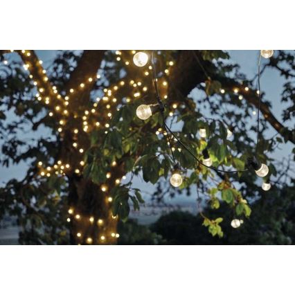 Guirlande lumineuse décorative LED d'extérieur 10xLED/10m IP44 transparente