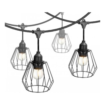 Guirlande lumineuse d'extérieur CRETE 20xE27/230V 25m IP44