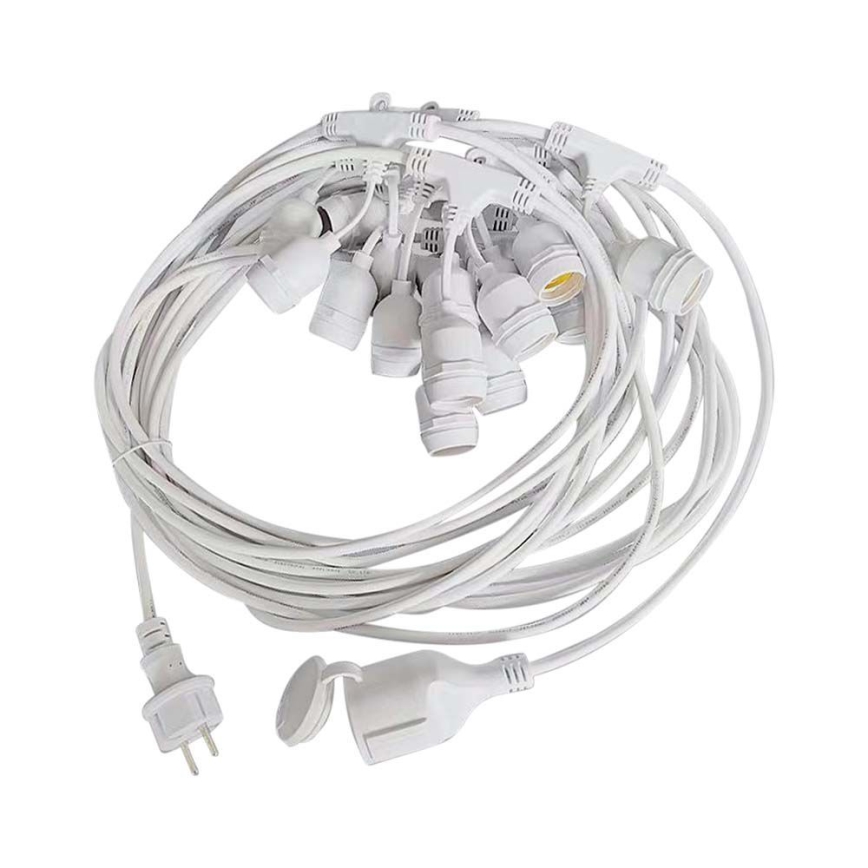 Guirlande lumineuse d'extérieur STRING, 15 douilles E27, max. 40 W, 230 V, 15 m, IP65
