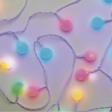 Guirlande lumineuse extérieure 40 LED — 9 m, IP44, multicolore