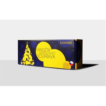 Guirlande de Noël FELICIA 16xE10/14V/230V blanc