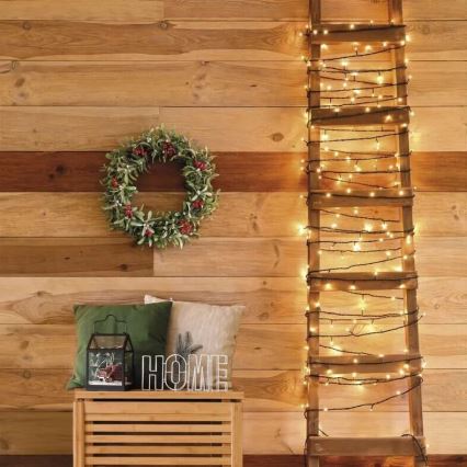 Guirlande lumineuse LED de Noël d'extérieur 50xLED/5m IP44 blanc chaud