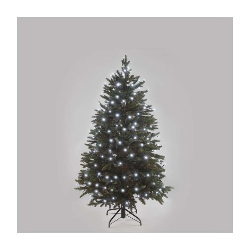 Guirlande lumineuse LED d'extérieur, 120 LEDs, 17 m, IP44, blanc froid