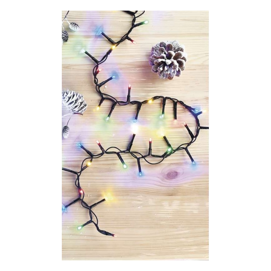 Guirlande lumineuse LED d'extérieur 600 LED / 17 m, IP44, multicolore