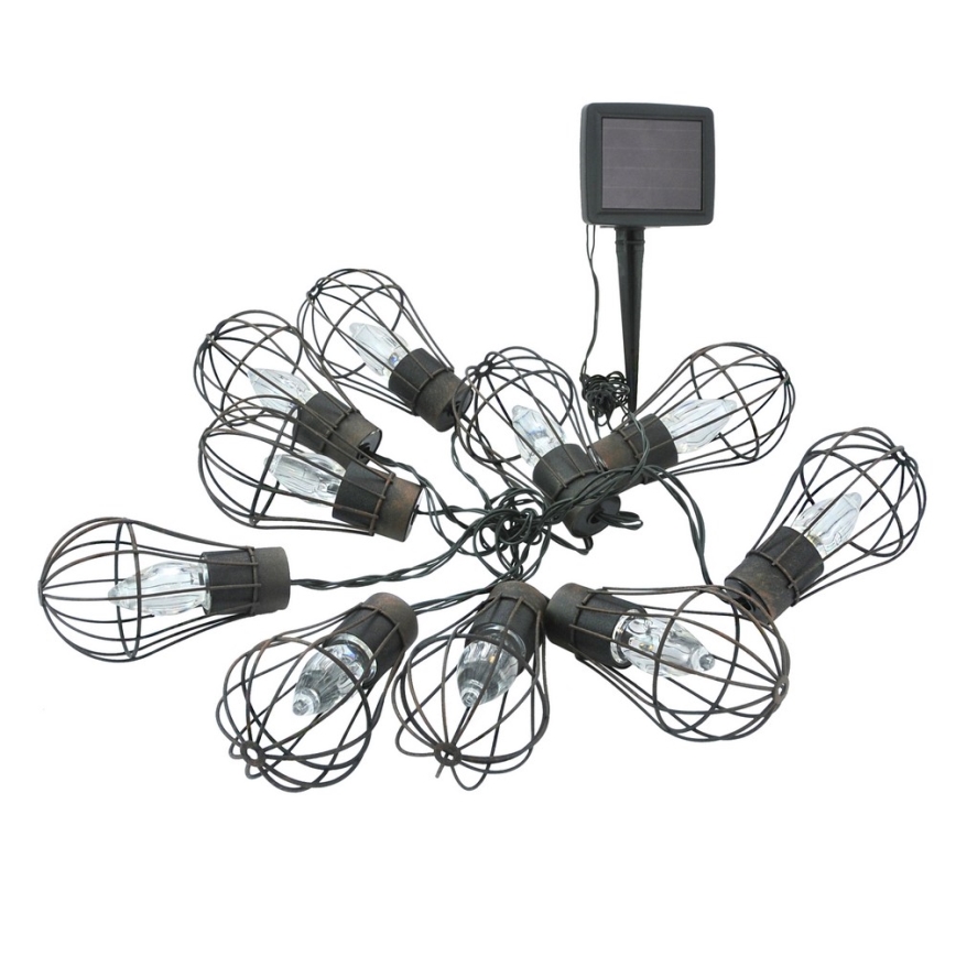 Guirlande solaire d'extérieur 10xLED/1,2V 300 mAh 3,8 m IP44