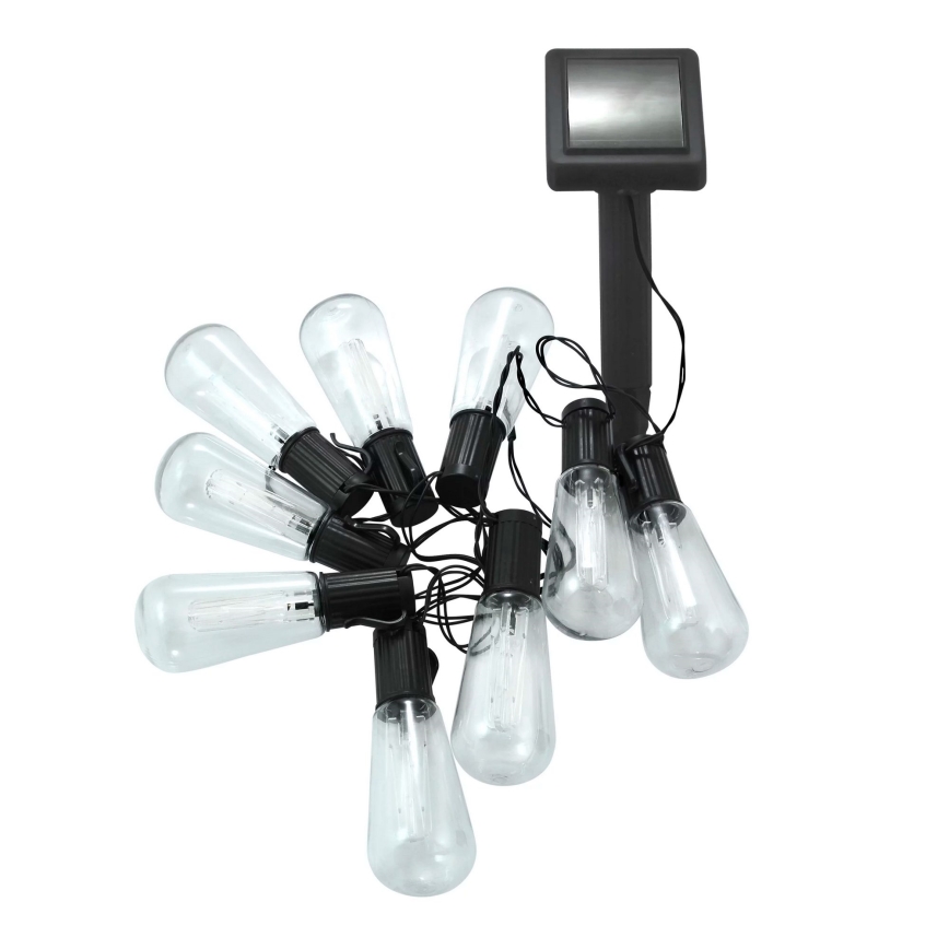Guirlande solaire EDISON 10xLED/1,2V 300 mAh 3,8 m IP44