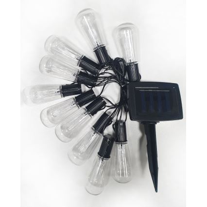 Guirlande solaire extérieur 10xLED/1,2V 300 mAh 2,2 m IP44