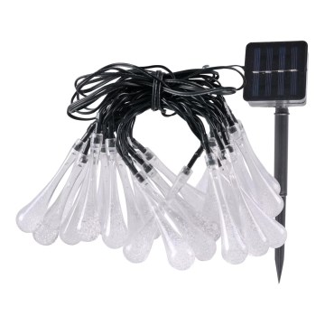 Guirlande solaire ICE 30xLED/1,2V 300 mAh IP44