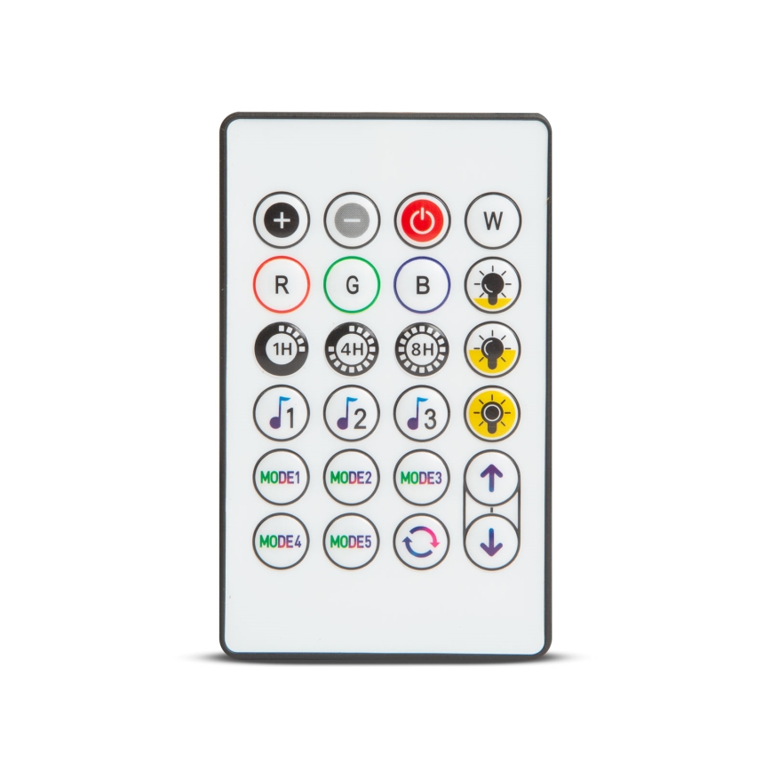 Guirlande solaire LED RGBIC à intensité variable 30xLED/1,3W/3,7/5V 2200 mAh 14,37 m IP65 noir + télécommande