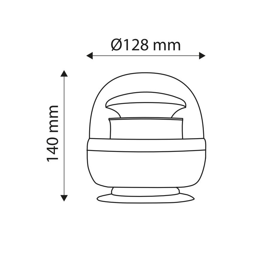 Gyrophare magnétique LIGHT LED SMD 2835/12-24V