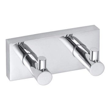 Haak 12x5,5 cm, zilverkleurig