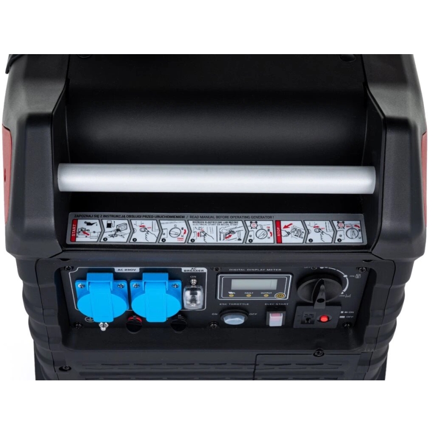 Hahn & Sohn 105412 - Générateur électrique à onduleur à essence H IG 3000 3300W